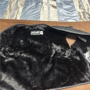 Schott NYC Black Faux Fur-Liner Only